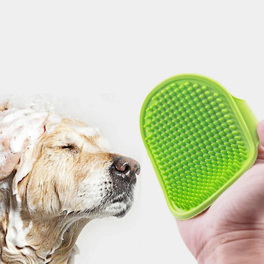 Dog Shower Brush, Silicone Pet Massage Brush, Short Haired Cat Scrub Brush, Shower Glove Cleaning Products Gloves Silicone