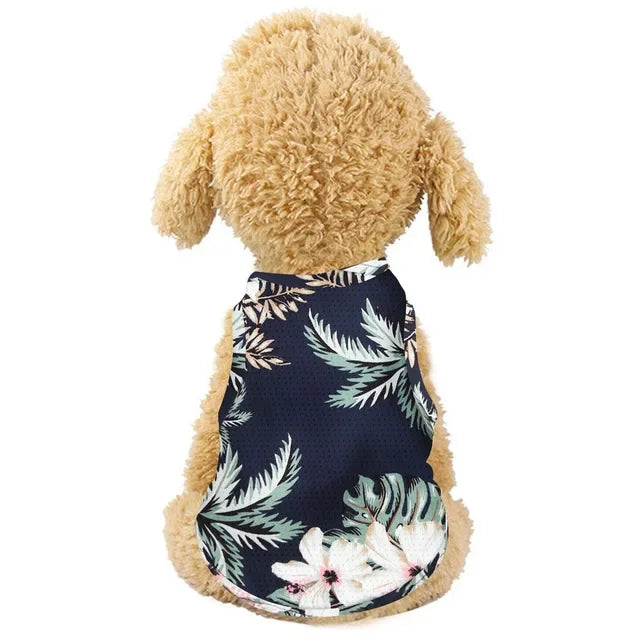 Clothes for Small Medium Big Large Dogs T-Shirt for Dogs Hawaiian Shirt Summer Fashion Print Pet Clothing Xxl Dog Clothes Puppy