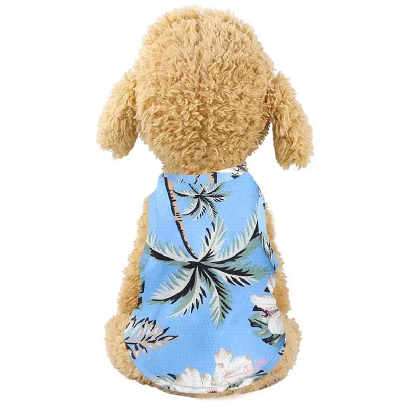 Clothes for Small Medium Big Large Dogs T-Shirt for Dogs Hawaiian Shirt Summer Fashion Print Pet Clothing Xxl Dog Clothes Puppy